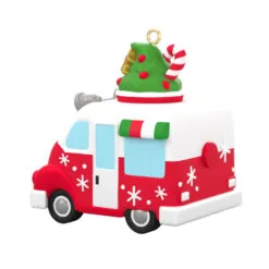Hallmark Mini Festive Frozen Treats Ornament With Sound, 1.35" -Hallmark shop Ice Cream Truck Keepsake Ornament 1299QXM9199 06