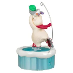 Hallmark Skating Snowball And Tuxedo Ornament With Motion 13 Hallmark Skating Snowball And Tuxedo Ornament With Motion -Hallmark shop Ice Skating Polar Bear and Penguin Keepsake Ornament 3499QGO2677 06