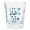 Hallmark I'll Drink To That Lowball Glass, 15 Oz. -Hallmark shop Ill Drink to That Lowball Glass 1BRW3208 01