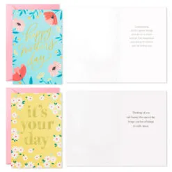 Hallmark Illustrated Floral Assorted Mother's Day Cards, Pack Of 36 -Hallmark shop Illustrated Floral Mothers Day Cards Assortment 5MAY1000 04
