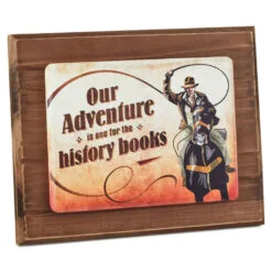 Hallmark Indiana Jonesâ„¢ Our Adventure Wood Quote Sign, 11x9