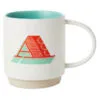 Hallmark Initial Monogram 16 Oz. Mug, A -Hallmark shop Initial Monogram Mug 1MUG3500 01