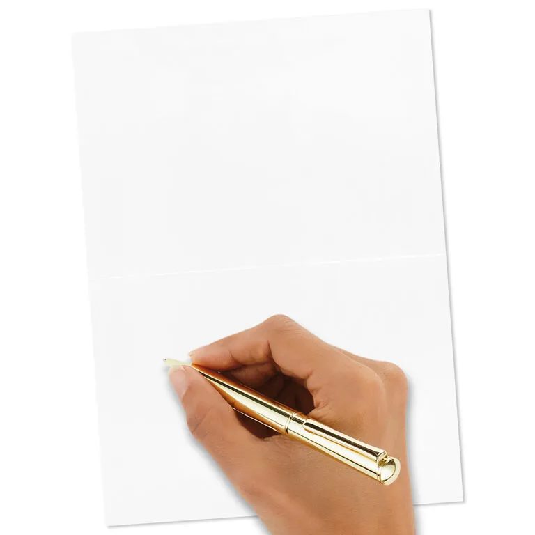 Hallmark Bulk Ivory And Gold Blank Wedding Thank-You Notes, Box Of 100 7 Hallmark Bulk Ivory And Gold Blank Wedding Thank-You Notes, Box Of 100 - Image 5