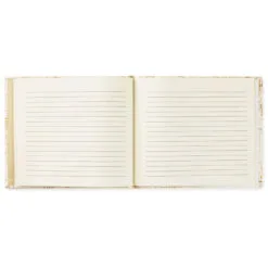 Hallmark Ivory And Gold Guest Book -Hallmark shop Ivory and Gold Guest Book 1EDY3149 04