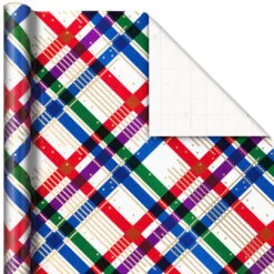 Hallmark Jewel Tones Assorted 3-Pack Christmas Wrapping Paper, 120 Sq. Ft. 14 Hallmark Jewel Tones Assorted 3-Pack Christmas Wrapping Paper, 120 Sq. Ft. -Hallmark shop Jewel Tones Christmas Wrapping Paper Set 5JXW1251 05