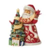 Enesco Jim Shore Dated 2023 Santa And Christmas Tree Figurine, 7.2" -Hallmark shop Jim Shore 2023 Santa Christmas Tree Figurine 6013687 01