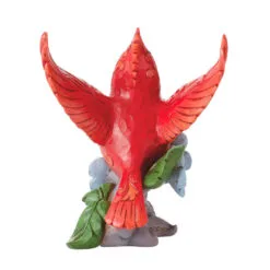 Enesco Jim Shore Caring Cardinal Forget-Me-Not Figurine, 4.8" -Hallmark shop Jim Shore Caring Cardinal ForgetMeNot Figurine 6009698 03