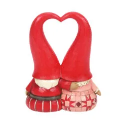 Enesco Jim Shore Gnome Couple With Heart Hats Figurine, 4" -Hallmark shop Jim Shore Gnome Couple Heart Hats Figurine 6012436 02