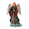 Enesco Jim Shore Holiday Manor Angel Figurine, 9.25" -Hallmark shop Jim Shore Holiday Manor Angel Wreath Figurine 6012886 01