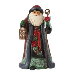 Enesco Jim Shore Holiday Manor Santa Figurine, 10.04"