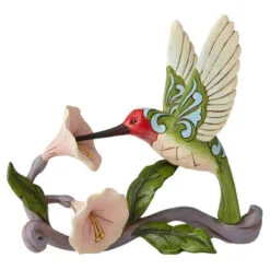 Enesco Jim Shore Hummingbird With Flower Figurine, 5.25"