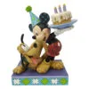 Enesco Jim Shore Mickey And Pluto Happy Birthday Pal Figurine, 6.2" 2 Enesco Jim Shore Mickey And Pluto Happy Birthday Pal Figurine, 6.2" -Hallmark shop Jim Shore Mickey and Pluto Birthday Figurine 6007058 01