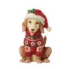 Enesco Jim Shore Mini Christmas Dog Figurine, 3.5"