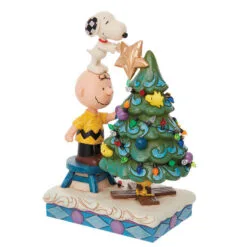 Enesco Jim Shore Peanuts Finishing Touches Charlie Brown & Snoopy Figurine, 8.4" -Hallmark shop Jim Shore Peanuts Finishing Touches Charlie Brown Snoopy Figurine 6010321 02