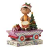 Enesco Jim Shore Peanuts Franklin Holiday Train Car Figurine, 4.75" -Hallmark shop Jim Shore Peanuts Franklin Drum Train Car Figurine 6013051 01