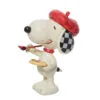 Enesco Jim Shore Peanuts Mini Snoopy Artist Figurine, 3.25" 2 Enesco Jim Shore Peanuts Mini Snoopy Artist Figurine, 3.25" -Hallmark shop Jim Shore Peanuts Mini Snoopy Artist Figurine 6011956 01
