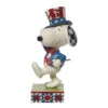 Enesco Jim Shore Peanuts Patriotic Snoopy Marching Figurine, 5.25" -Hallmark shop Jim Shore Peanuts Patriotic Snoopy Marching Figurine 6011949 01