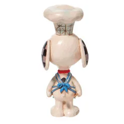Enesco Jim Shore Peanuts Mini Snoopy Chef Figurine, 4" -Hallmark shop Jim Shore Peanuts Snoopy Chef Mini Figurine 6010120 02