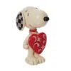 Enesco Jim Shore Peanuts Snoopy Wearing Heart Sign Mini Figurine, 3" 1 Enesco Jim Shore Peanuts Snoopy Wearing Heart Sign Mini Figurine, 3" -Hallmark shop Jim Shore Peanuts Snoopy Mini Figurine 6011953 01