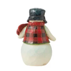 Enesco Jim Shore Pint-Sized Snowman In Plaid Figurine, 5" -Hallmark shop Jim Shore PintSized Snowman in Plaid Figurine 6011483 02