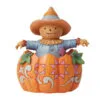 Enesco Jim Shore Scarecrow Inside A Pumpkin Figurine, 3.58" -Hallmark shop Jim Shore Scarecrow Inside a Pumpkin Figurine 6012759 01