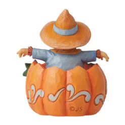 Enesco Jim Shore Scarecrow Inside A Pumpkin Figurine, 3.58" 5 Enesco Jim Shore Scarecrow Inside A Pumpkin Figurine, 3.58" -Hallmark shop Jim Shore Scarecrow Inside a Pumpkin Figurine 6012759 02