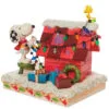 Enesco Jim Shore Peanuts Snoopy With Woodstock Decorating Dog House, 4.8" 2 Enesco Jim Shore Peanuts Snoopy With Woodstock Decorating Dog House, 4.8" -Hallmark shop Jim Shore Snoopy With Woodstock Decorating Dog House 6010322 01