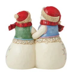Enesco Jim Shore Snow Couple With Puppy Figurine, 5.12" -Hallmark shop Jim Shore Snowman Couple Puppy Dog Figurine 6012938 02
