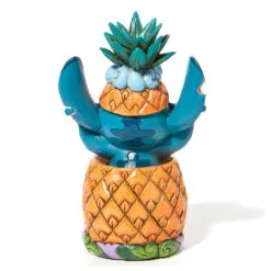 Enesco Jim Shore Disney Stitch In A Pineapple Figurine, 5.75" -Hallmark shop Jim Shore Stitch in a Pineapple Figurine 6010088 02
