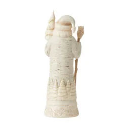 Enesco Jim Shore White Woodland Birch Bark Santa Figurine, 7.75" -Hallmark shop Jim Shore White Woodland Birch Bark Santa Figurine 6012677 02