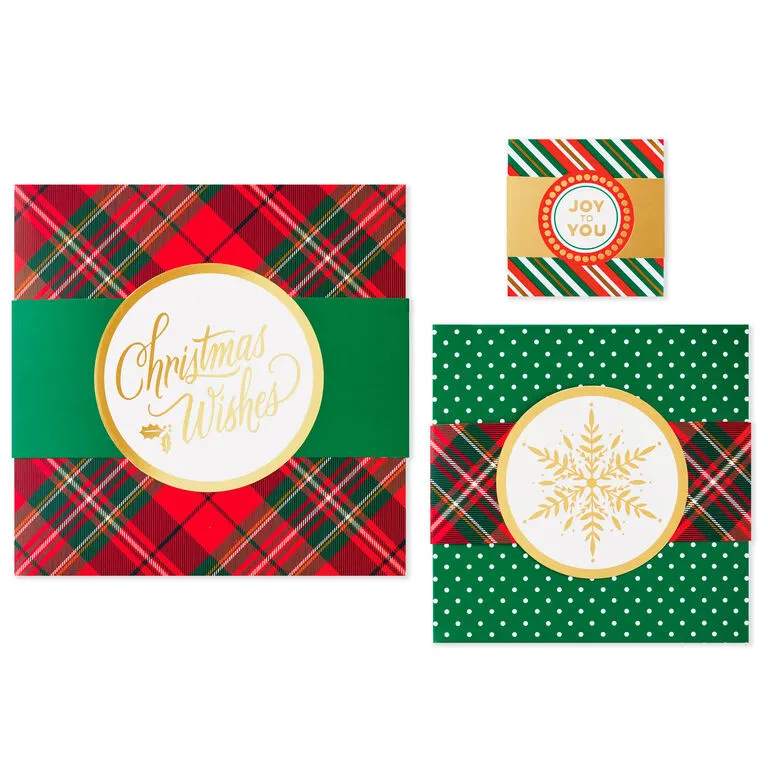 Hallmark Joy To You 3-Pack Christmas Gift Boxes, Assorted Sizes And Designs 3 Hallmark Joy To You 3-Pack Christmas Gift Boxes, Assorted Sizes And Designs