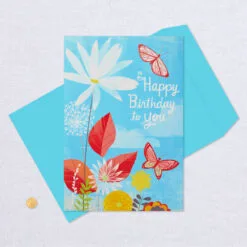 Hallmark 16" Joyful Butterflies Pop-Up Jumbo Birthday Card -Hallmark shop Joyful Butterflies Pop Up Birthday Card 1299CBG1010 06