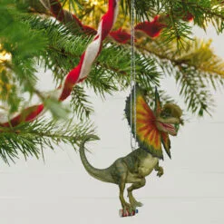 Hallmark Jurassic Park 30th Anniversary Dilophosaurus Ornament -Hallmark shop Jurassic Park Dilophosaurus Keepsake Ornament 1999QXI7207 02