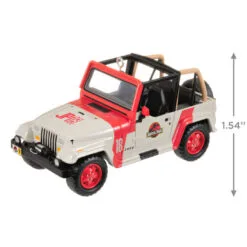 Hallmark The Car's The Star Jurassic Park 1992 Jeep Wrangler Metal Ornament -Hallmark shop Jurassic Park Jeep Keepsake Ornament 2199QXR8149 03