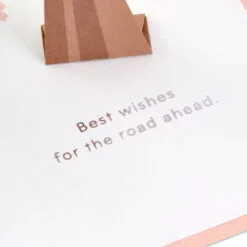 Hallmark Best Wishes For The Road Ahead 3D Pop-Up Wedding Card -Hallmark shop Just Married Car 3D PopUp Wedding Card 1299LAD2903 03