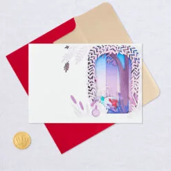 Hallmark Disney The Little Mermaid 3D Pop-Up Musical Valentine's Day Card With Light 14 Hallmark Disney The Little Mermaid 3D Pop-Up Musical Valentine's Day Card With Light -Hallmark shop Kiss the Girl PopUp Music Light Valentines Day Card 1099VAY9992 05