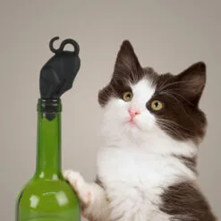 Fred Stop Kitty Wine Bottle Stopper 6 Fred Stop Kitty Wine Bottle Stopper -Hallmark shop Kitten Wine Bottle Stopper 5141914 02