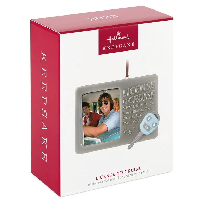Hallmark License To Cruise 2023 Metal Photo Frame Ornament 6 Hallmark License To Cruise 2023 Metal Photo Frame Ornament - Image 4