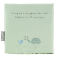 Hallmark The Lion And The Lamb: A Touch & Feel Book About God's Love Cloth Book -Hallmark shop Lion and Lamb Touch Feel Soft Plush Cloth Book 1BBY4854 02