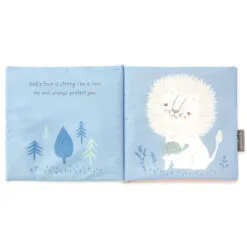 Hallmark The Lion And The Lamb: A Touch & Feel Book About God's Love Cloth Book -Hallmark shop Lion and Lamb Touch Feel Soft Plush Cloth Book 1BBY4854 03