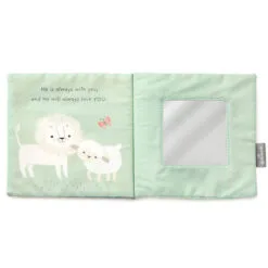 Hallmark The Lion And The Lamb: A Touch & Feel Book About God's Love Cloth Book -Hallmark shop Lion and Lamb Touch Feel Soft Plush Cloth Book 1BBY4854 05