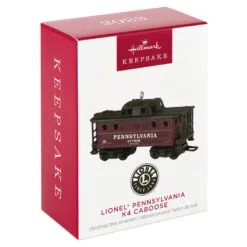 Hallmark Lionel® Pennsylvania K4 Caboose Metal Ornament -Hallmark shop Lionel Trains Red and Black Caboose Keepsake Ornament 2199QXI6379 04