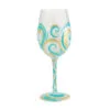 Enesco Lolita Ridin' The Waves Handpainted Wine Glass, 15 Oz. 1 Enesco Lolita Ridin' The Waves Handpainted Wine Glass, 15 Oz. -Hallmark shop Lolita Riding the Waves Handpainted Wine Glass 6012481 01