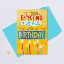 Hallmark 16" Make A Fuss Cake Pop-Up Jumbo Birthday Card -Hallmark shop Make a Fuss Cake Jumbo Birthday Card 1499CBG1008 06