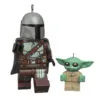 Hallmark The Mandalorian™ And Grogu™ LEGO® Star Wars™ Minifigure Ornaments, Set Of 2 -Hallmark shop Mandalorian Grogu LEGO Minifig Keepsake Ornaments 2499QXI7079 01
