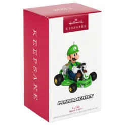 Hallmark Nintendo Mario Kart™ Luigi Ornament -Hallmark shop Mario Kart Luigi Keepsake Ornament 1899QXI6337 04