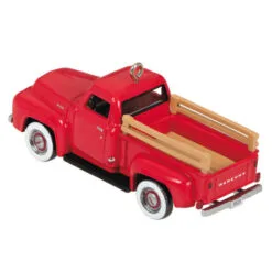 Hallmark Mini Lil' American Trucks 1954 Mercury M-100 2023 Metal Ornament, 0.75" -Hallmark shop Mercury M100 Truck Keepsake Ornament 1299QXM9159 06