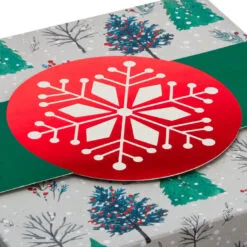 Hallmark Merry And Bright 3-Pack Christmas Gift Boxes, Assorted Sizes And Designs 12 Hallmark Merry And Bright 3-Pack Christmas Gift Boxes, Assorted Sizes And Designs -Hallmark shop Merry and Bright Assorted Christmas Gift Boxes 5XBC1129 05