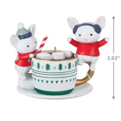 Hallmark Merry Mice With Hot Cocoa Ornament -Hallmark shop Mice in Hot Cocoa Mug Keepsake Ornament 1999QXT4119 03