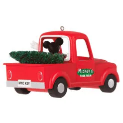 Hallmark Disney Mickey Mouse Mickey's Tree Farm 2023 Ornament -Hallmark shop Mickey Christmas Tree Truck Keepsake Ornament 1999QXD6677 06